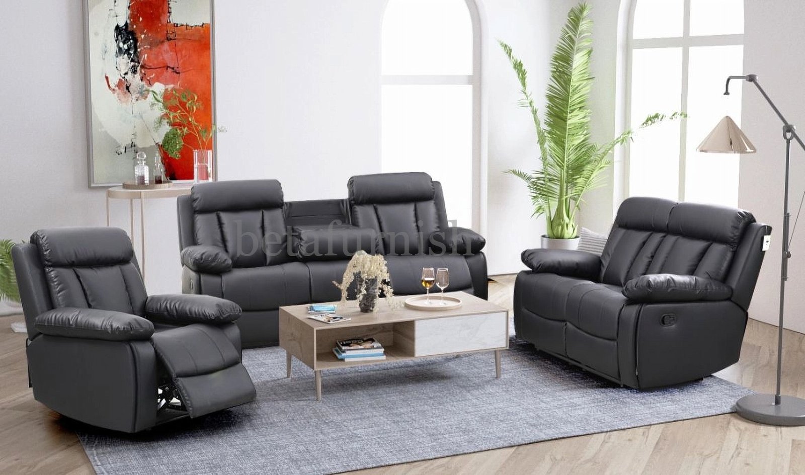 Recliner Venetian Aire Leather Sofa Sets